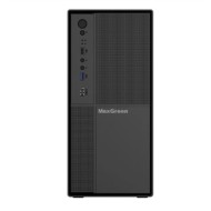 MaxGreen H12 Mid Tower Black Micro-ATX Desktop Case with Standard PSU